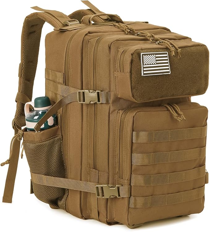 QT&ampQY 45L Tactical backpack &amp Tactical Toiletry Bag