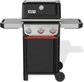 Weber Spirit E-325 Liquid Propane Gas Grill for Outdoor Cooking and BBQ 3 Burners and 2 Boost Burners Black – Porcelain-Enameled Cast-Iron Grates Sear Zone