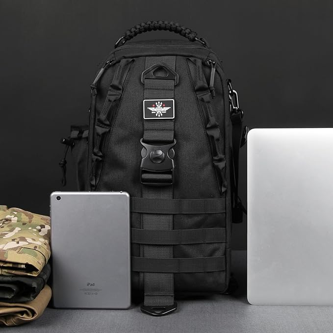 Outdoor Tactical Backpack Multifunctional Duffel Bag Large Capacity Waterproof Lightweight Hiking Backpack