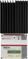Morningstar TriStar 60A MPPT Solar Charge Controller (TS-MPPT-60M) - Solar Panel Regulator w/ Meter for 12/24/36/48V LA/Li Batteries 99% Efficiency FCC Comp. Data/Comms 5 Yr. WTY Designed in USA