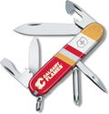Victorinox Tinker Swiss Army Knife – Compact 12 Function Swiss Made Pocket Knife with Large Blade Small Blade and Bottle Opener – Calgary Flames