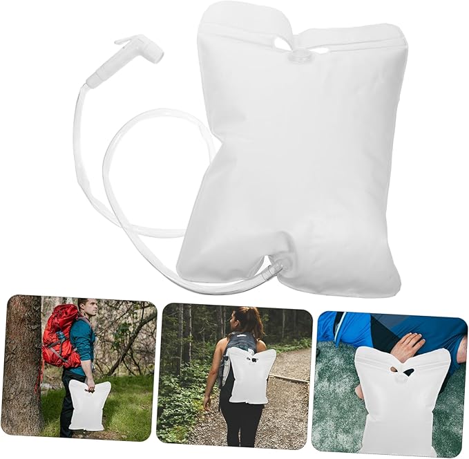 Portable Camping Shower Bag Water Bag for Outdoor Showers Capacity with Showerhead Easy to Use for Camping Hiking and Emergency Water Needs