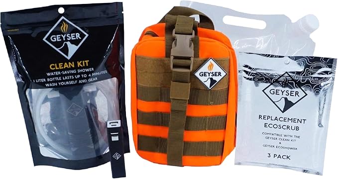 Geyser System Portable Camping Shower &amp Cleaning Kit for Camping Backpacking Overlanding &amp Outdoor Recreation