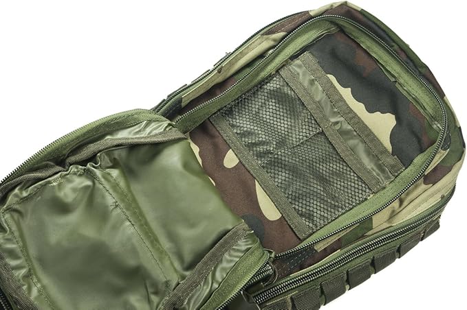 Mil-Tec Military Army Patrol Molle Assault Pack Tactical Combat Rucksack Backpack 20L French Army Cce Camo