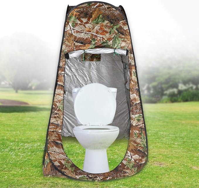 Camping Shower Tent Tape Cloth Shower Tents for Camping Portable Pop-up Shower Tent for Hiking Picnic and Camping