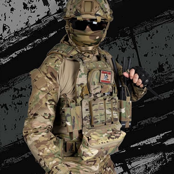 Tactical Fanny Pack Drop Pouch with Hook and Loop for JPC CPC AVS Vest Utility Tool Pouch