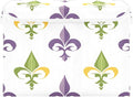 Mardi Gras Storage Baskets with Lids Collapsible Bins Stackable Fabric Large Linen Baskets Closet Organizer Container 16.5x12.6x11.8