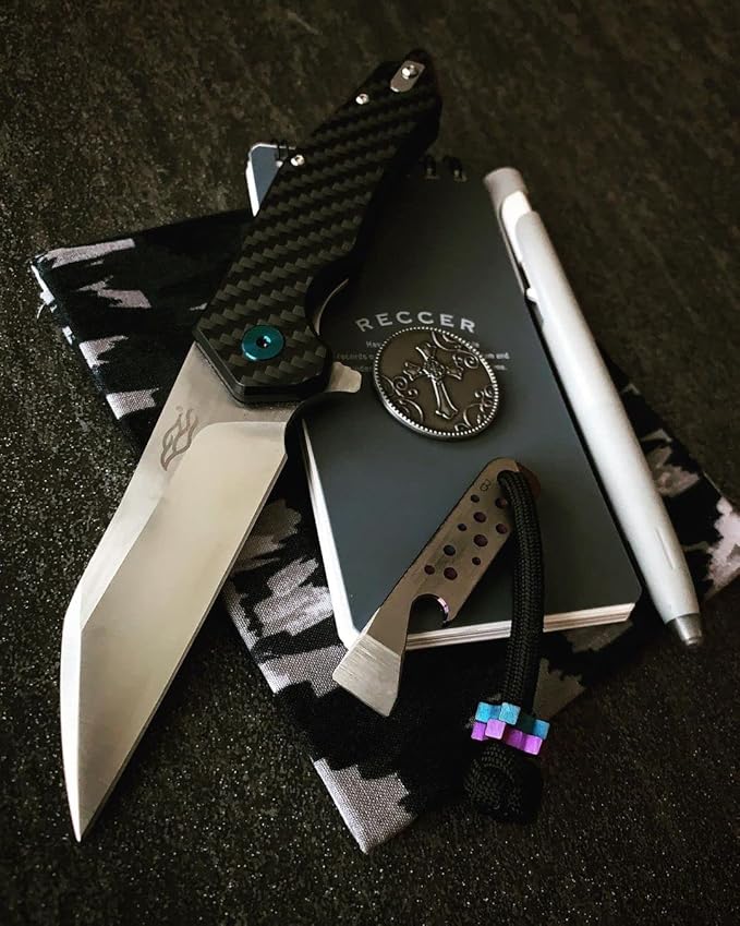 Firebird GANZO FH31 Folding Pocket Knife D2 Steel Wharncliffe Blade Ergonomic G10 Handle with Clip Hunting Fishing Flipper Camping Outdoor EDC Knife