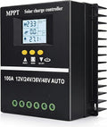 100A Solar Regulator Intelligent Voltage Automatic 12V 24V 48V Input Voltage Solar Charging Controller Solar System