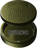 ZPACK Magnetic Metal Can Holder Metal EDC Container Carved Tin with Magnetic Closure Aluminum Container Slim Pocket Organizer Gift for Him (Forest Green)