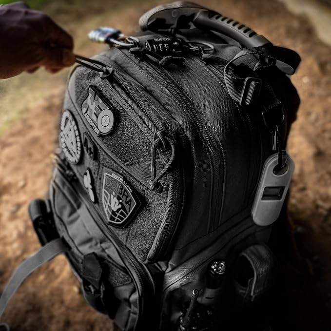 VOTAGOO Tactical Range Backpack Gun Bag for Handguns and Ammo 3 Pistol Carrying Cases for Hunting Shooting
