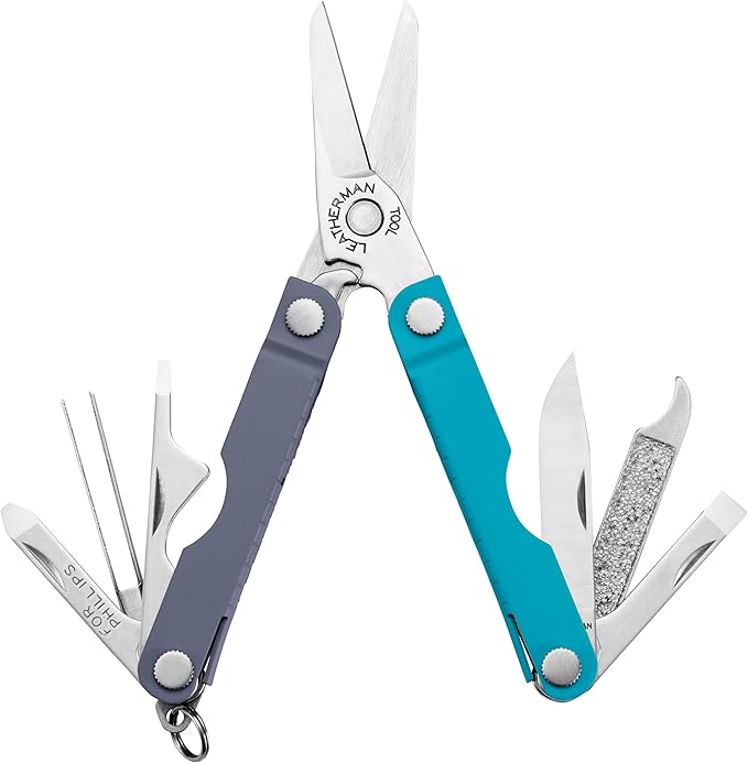 LEATHERMAN Micra Keychain Multi-tool with Grooming Tools Mini Pocketknife for Everyday Carry (EDC) Hobbies &amp Outdoors Built in the USA Lavender Mist
