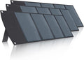 PWS110 100W 20V Foldable Solar Panel with Adjustable Kickstand Shingled Design for Home Camping RV Charging Portable Power Station （3PCS）