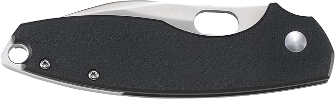 CRKT Pilar III Everyday Carry EDC Pocket Folding Knife with Frame Lock: Stainless Steel Plain Edge Blade G10 Handle Pocket Clip 5317