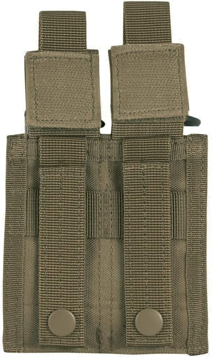 Fox Outdoor Products Pistol Quick Deploy Dual Mag Pouch Olive Drab