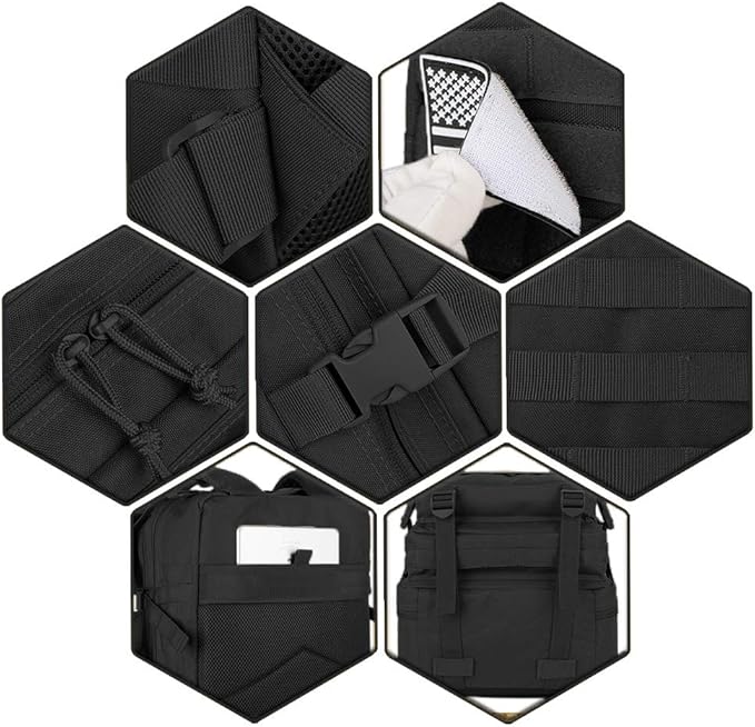 QT&ampQY 45L Military Tactical Backpacks For Men Camping Hiking Trekking Daypack Bug Out Bag Lage MOLLE 3 Day Assault Pack