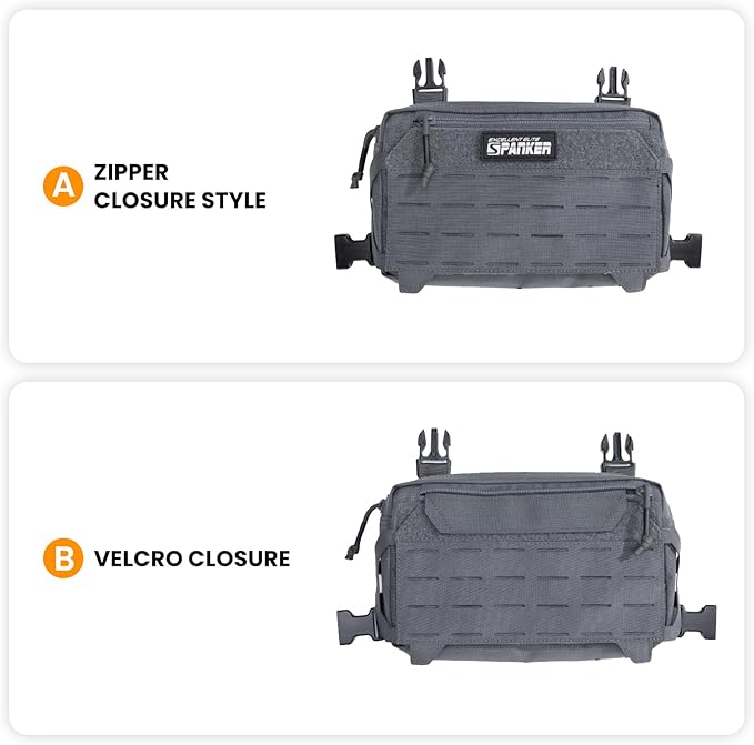 EXCELLENT ELITE SPANKER Tactical Chest Rig Pack EDC Chest Bag Molle Utility Chest Pouch for Outdoor Hunting Workouts Hiking