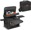 Storage Carrying Case Compatible with BLUETTI EB3A/AC2A/AC2P/Elite 30 V2 - Travel Padded Bag with Multi-Pockets Shoulder Strap &amp Handle for BLUETTI Portable Power Station Accessories (Bag Only)