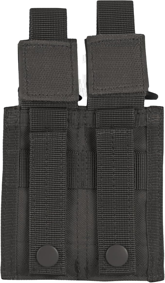 Fox Outdoor Products Pistol Quick Deploy Dual Mag Pouch Black