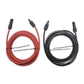 WFLNHB 25FT 12AWG Black + Red 12 Gauge Solar Panel Extension Cable Wire with Female and Male Connector Solar Connector