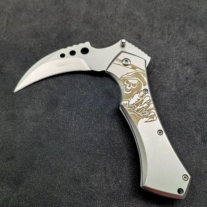 Folding Knife3.54 Stainless steel for Outdoor Survival Camping Hiking