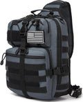 ATBP Tactical Sling Pack Big Crossbody Backpack Over Shoulder Bag Military for Men Hiking Outdoor Sport Gym
