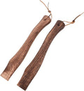Totority 2pcs Wooden Axe Handle Replacement with Non-Slip Grip and Hanging Cord 33cm Ergonomic Camp Hatchet Handles for Outdoor Firewood and Tool Repair