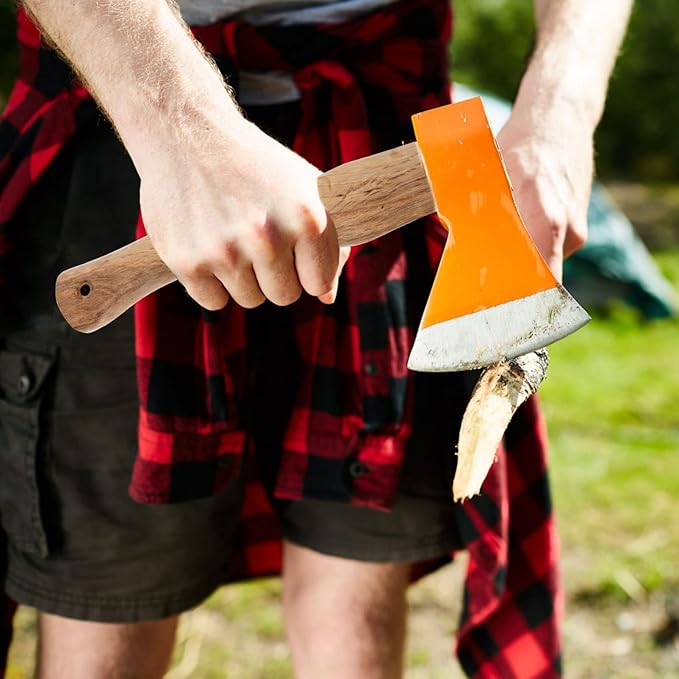 Wood Replacement Handle for Camp 14.6 Inch Hatchet Handle Replacement Hickory Hatchet Handle Replacement 27x4.5cm