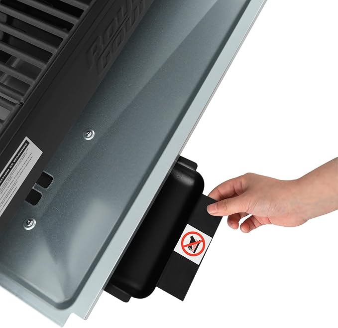 Royal Gourmet GD4002T 4-Burner Tailgater Grill and Griddle Combo Portable Flat Top Propane Gas Grill with 40000 BTUs Output for Backyard or Outdoor Cooking Black