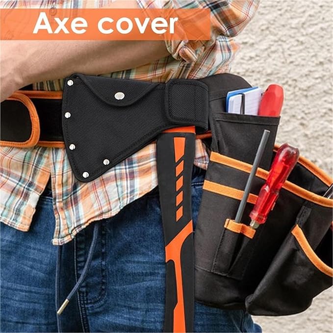 Nylon Axe Cover Waist Hangable Small Hatchet Head Sheath for Outdoor Camping Protection Tools Accessories for Outdoor Camping Blade Protection