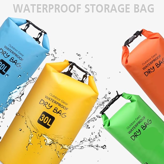 Outdoor Beach Buckled Storage Sacks Swimming Bag Portable Waterproofs Dry Bag Sacks Storage Pouches Beach Storage Pack