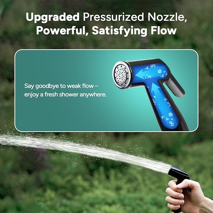 DR.PREPARE Portable Shower for Camping 4/5 Gallons Camping Shower Bag Portable Outdoor Shower with Pump for Hiking Climbing Pet Cleaning Car Washing Beach &amp Emergency