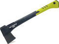 MLTOOLS Gardening Hatchet X20H - Camping Hatchet Fiberglass Ergonomic Handle High Carbon Steel Head - Torque Weatherproof Survival Axes and Hatchets - Non-Slip Grip - Protection Guard &amp Lock -