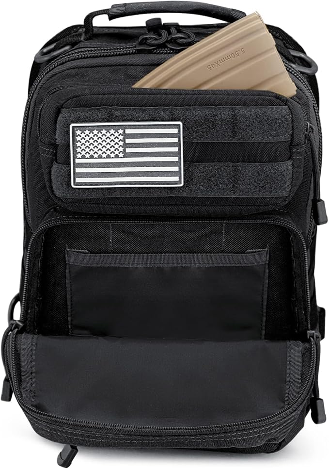 G4Free Tactical Sling Bag Backpack Military Rover Shoulder Sling Pack Molle EDC Small Crossbody Chest Pack
