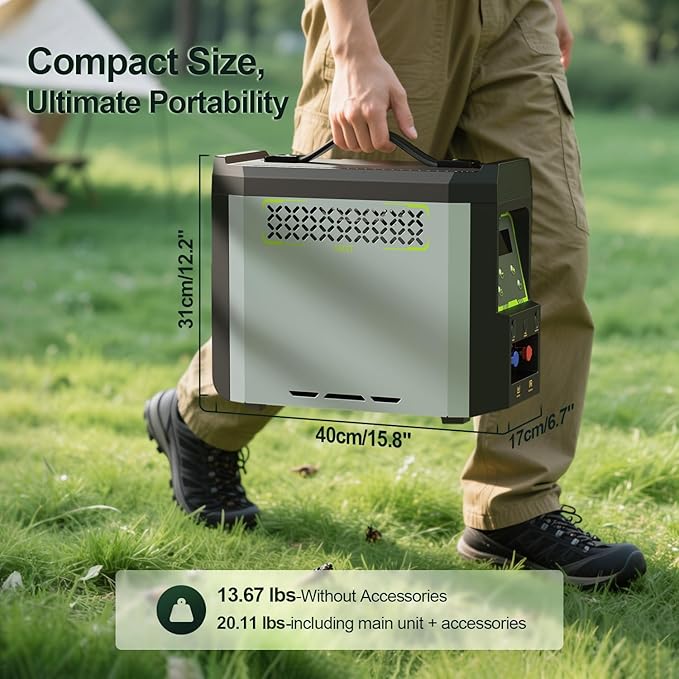 Jocoevol Portable Water Heater Propane Water Heater with Shower Pump Max 100 Mins 3s Instant Hot 20000 BTU 4000mAh Rechargeable Built-in Battery for Outdoor Cleaning Camping Hunting Hiking
