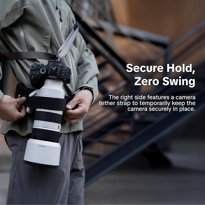 PGYTECH OneMo TAC 25L Tactical Camera Backpack with OneMo Camera Waist Belt (Dark Night Camo)