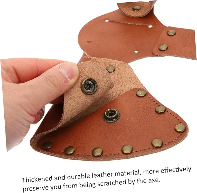 UKCOCO 3pcs Portable Axe Sheath Protective Cover for Hatchet Outdoor Tool Storage Genuine for Camping and Hiking Enthusiasts