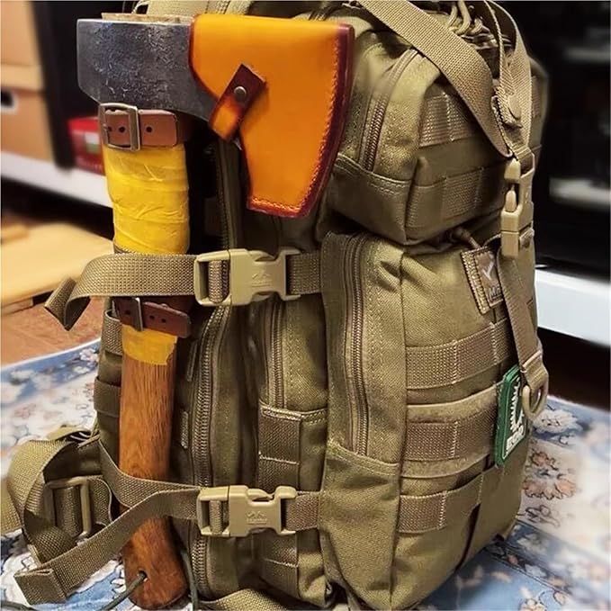 Outdoor Portable Accessories with Hatchet Cover Axe PU Leather Sheath Camping Tools for Outdoor Camping Blade Protection