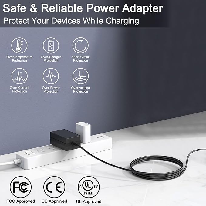 UL Listed 15V 45W AC/DC Adapter Compatible with 4Patriots Patriot Power Sidekick D320 810026143830 299Wh Portable Station 300W Mini Solar Generator LifePO4 Battery FY0631503200 Power Supply Charger