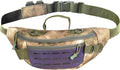 Tactical Fanny Pack for Men Women - 5L Waterproof Multifunctional Tactical Waist Hip Crossbody Bag for Outdoor Cycling Hiking HuntingUrban Rubble Camo