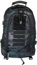 Camo Expandable Travel Backpack with 1000 Denier Cordura Polyester - Backpack For Men with Padded Straps &amp Multiple Compartments - Hiking Backpack for Campers Travelers with Large-Capacity Storag