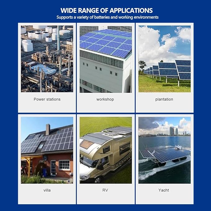 Y&ampH 120A MPPT Solar Charge Controller12V 24V 36V 48V 60V 72V 84V 96V Solar Battery Regulator PV Max 230V for Sealed Lead Acid Gel and Lithium Battery
