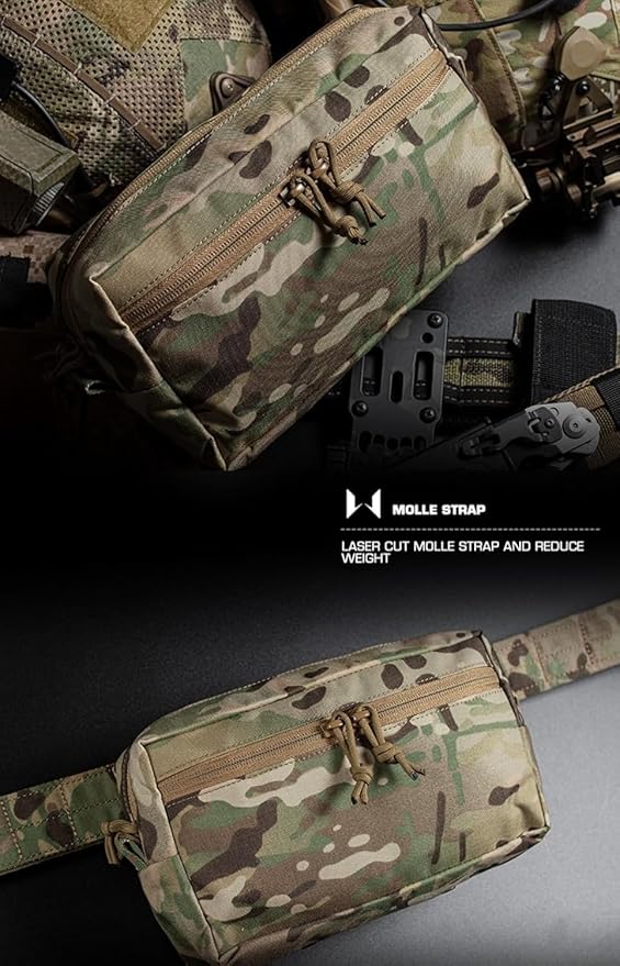 Tactical G.P Wide Bag MOLLE Universal Multipurpose Packaging L.V119 Plate Carrier Combat Belt Extended Hunting Storage Bag