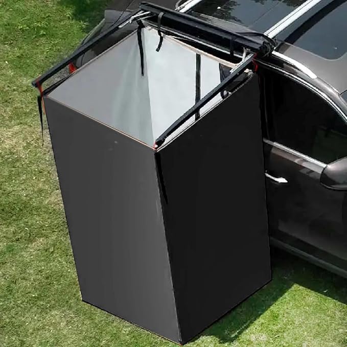 Vehicle Side Portable Shower Enclosure Quick Setups Fabric Privacy Design for Outdoor Activity Camping Tent