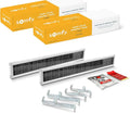 Somfy Wirefree Li-ion Solar Panel Kit 2-Pack - Solar Panel Power for RTS Motorized Shades Blinds and Curtains - Long Lasting Easy to Install - Includes Brackets and Glass Mount Adhesive #9027294
