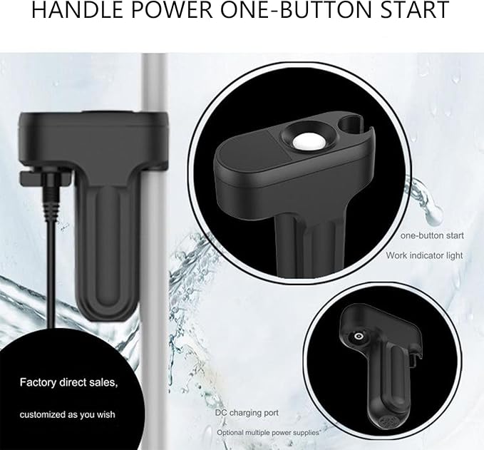 Portable Camping ShowerOutdoor Shower KitBattery PoweredPortable and Easy to CarryFlexible and Easy to MoveThe First Choice for Camping Traveling and Outdoor Activities