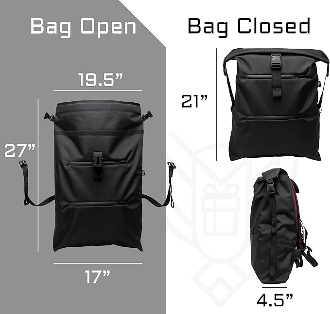 Xtreme Sight Line ~ AQUA RT ~ Large Water-Proof Faraday Backpack for Laptops Tablets and Mid-Size Electronics ~ Tracking/Hacking Defense ~ Fits most laptops up to 17 ~ Silver