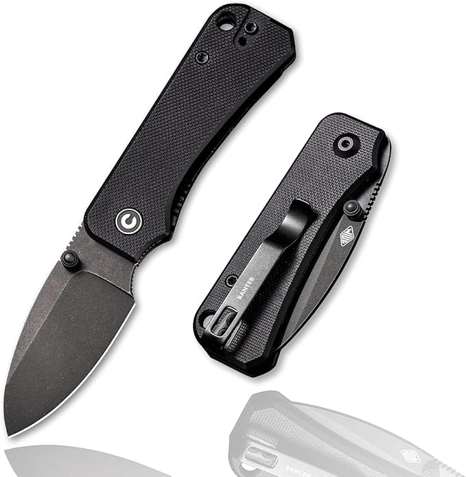 CIVIVI Baby Banter Pocket Folding Knife for EDC 2.34 Blade Small Knife with Titanium Thumb Stud Opener C19068S-2