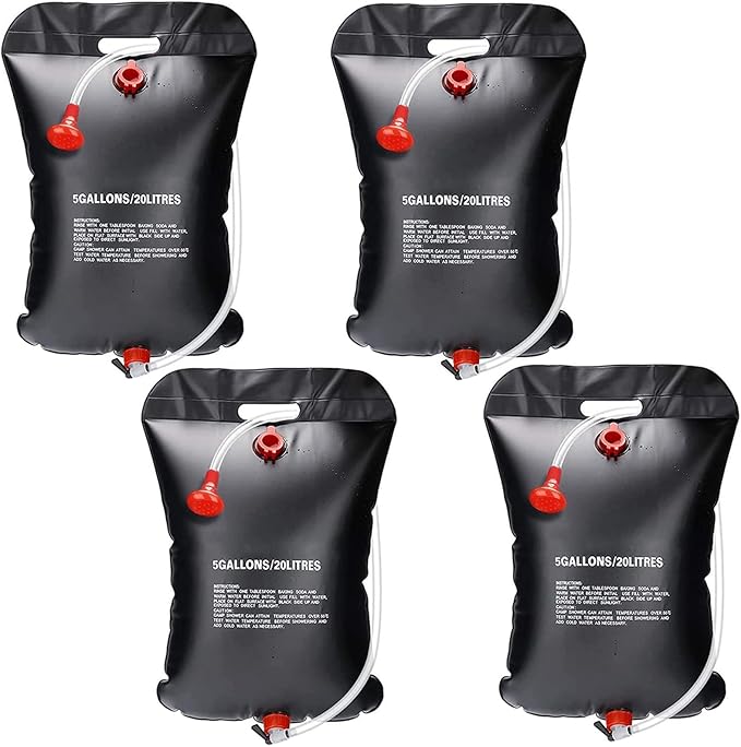 YUANZ Solar Camping Shower BagSolar Shower Outdoor Bag for Hiking &amp CampingTemperature Hot Water 45°C for Outdoors Travel Hiking