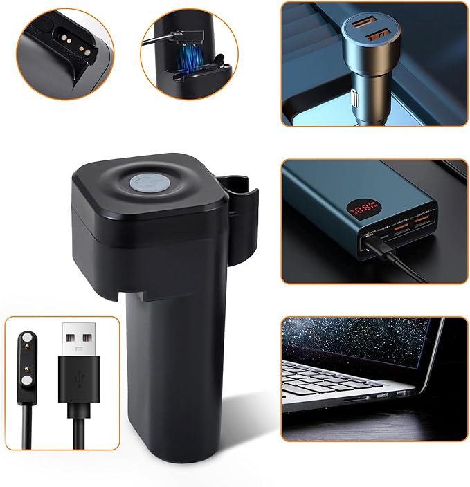 Portable Shower for Camping Outdoor Electric Shower USB Rechargeable Pumps Bathing Pumps Camping Shower Head Nozzle Portable Shower Outdoor Rechargeable Shower